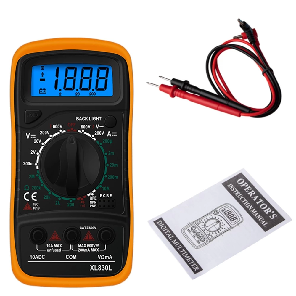 New Digital Multimeter With Led Screen Backlight