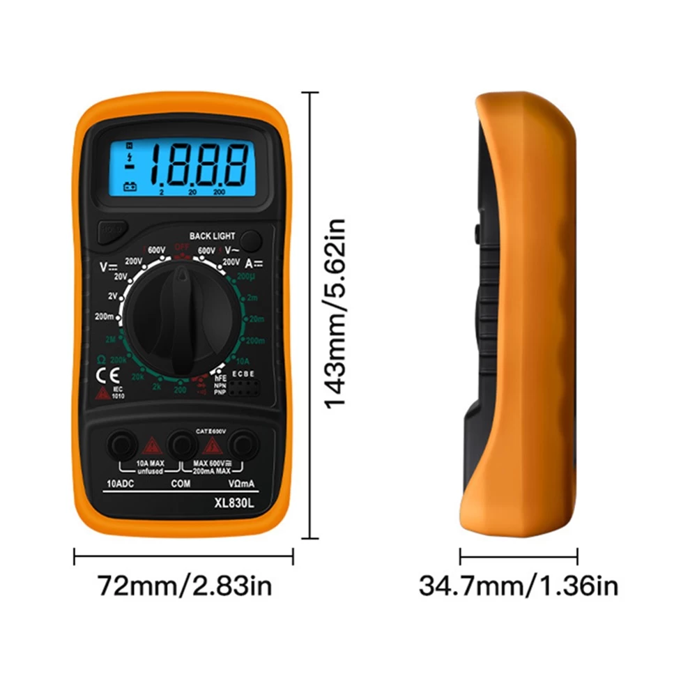 New Digital Multimeter With Led Screen Backlight - image 2