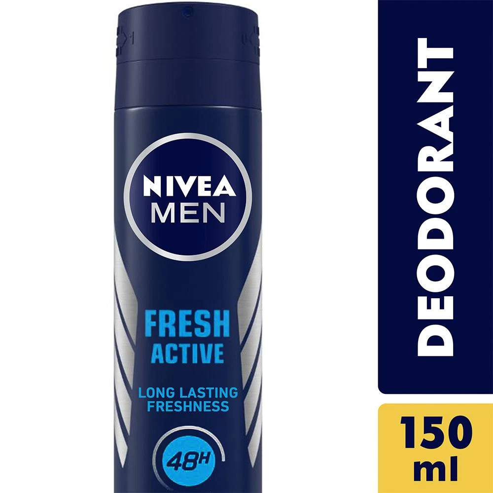 NIVEA MEN Deodorant, Fresh Active, 150ml