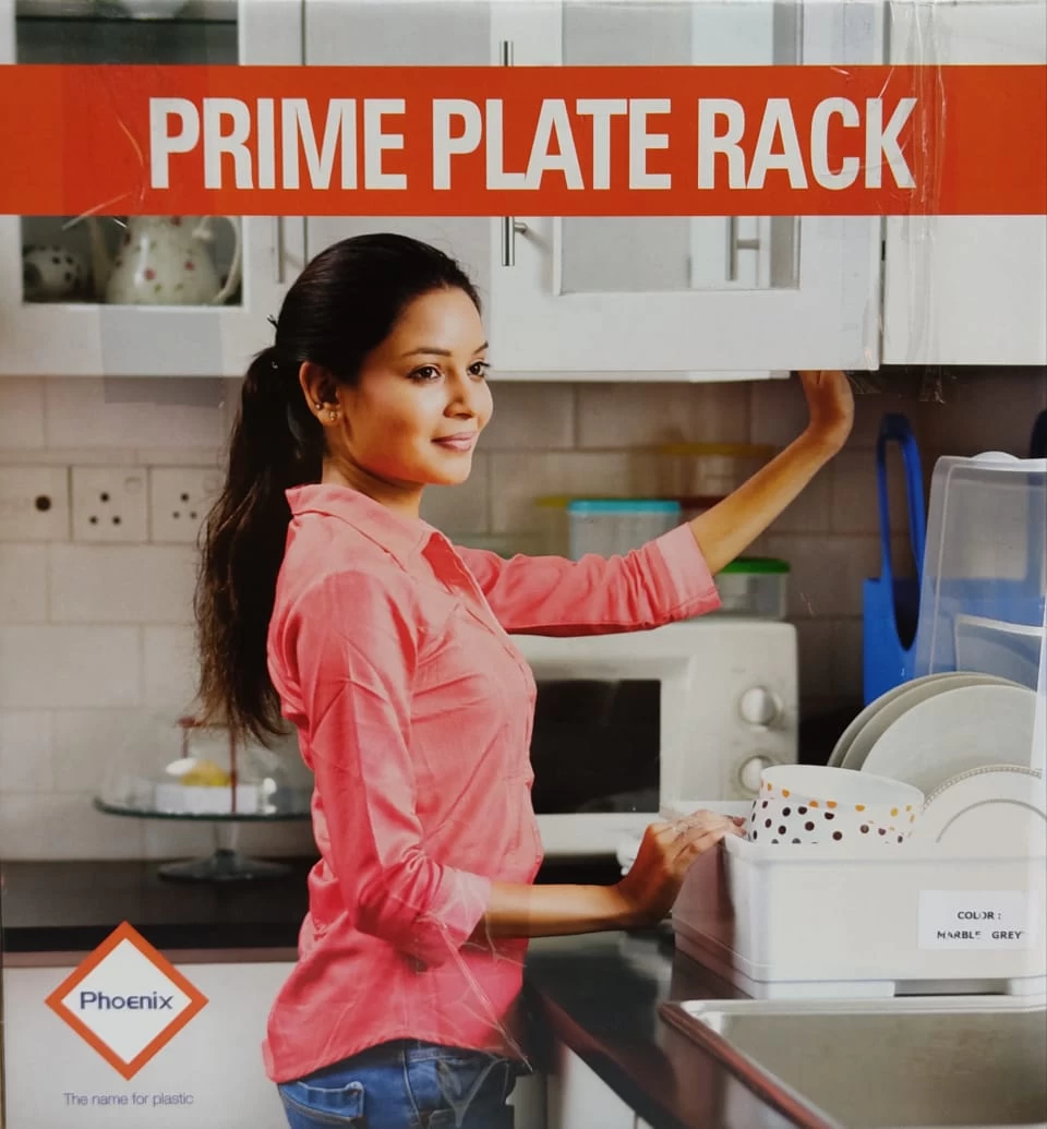 Plate Rack Dish Rack with Lid Cover kitchen storage ware - image 2