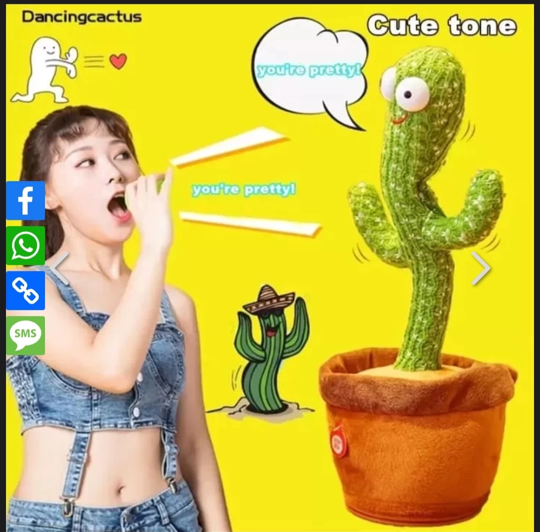 Say and Sing Electronic Plush LED Dancing recharble