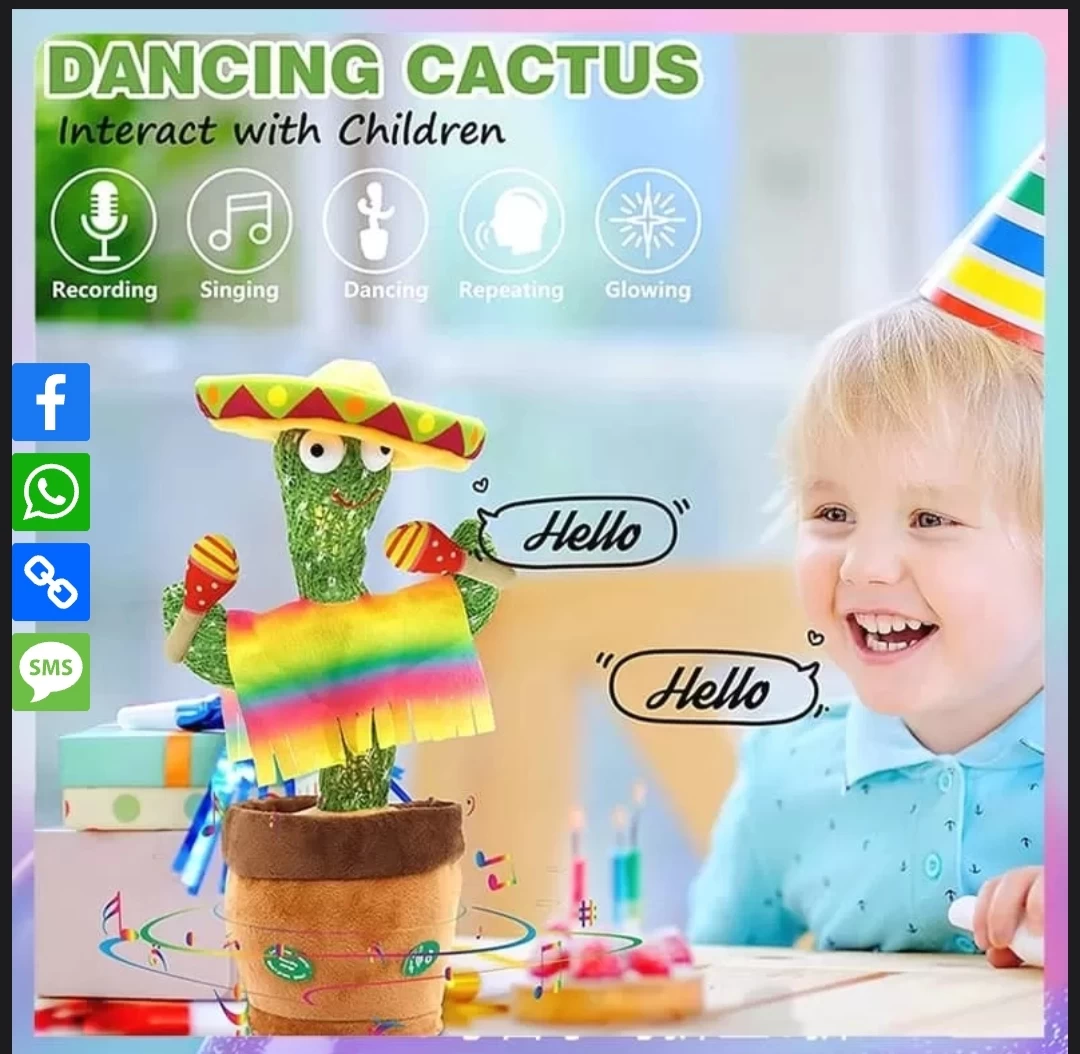 Say and Sing Electronic Plush LED Dancing recharble - image 2