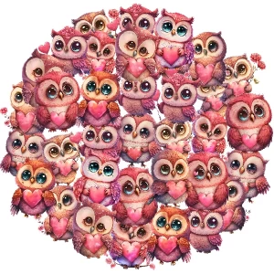 40pcs Cute Birds Stickers for Kids