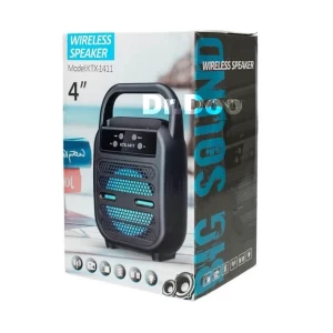KTX wireless portable outdoor light bt speaker 4 inch BT