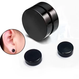 One Side Ear unisex Magnet Earring  Non Piercing 6mm