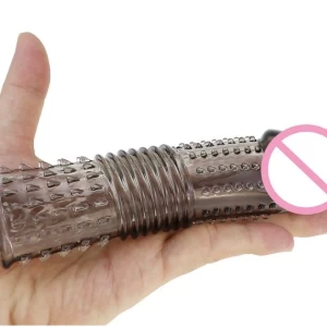 Reuseable Dots Penis Sleeve  for Men  Extender