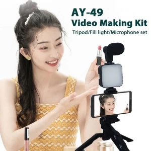 Video Making Vloging Kit With Microphone
