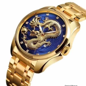 Watch dragon with gift watch box free
