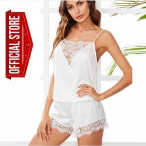 Women Lace Spaghetti Strap Lingerie Sleepwear set