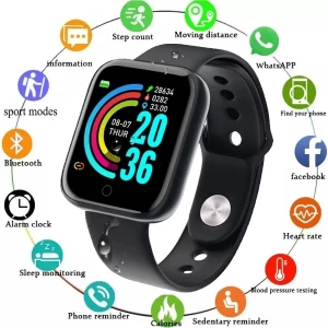 Y68 Smart Watch 2023 multi sport mood fitness Full Touch
