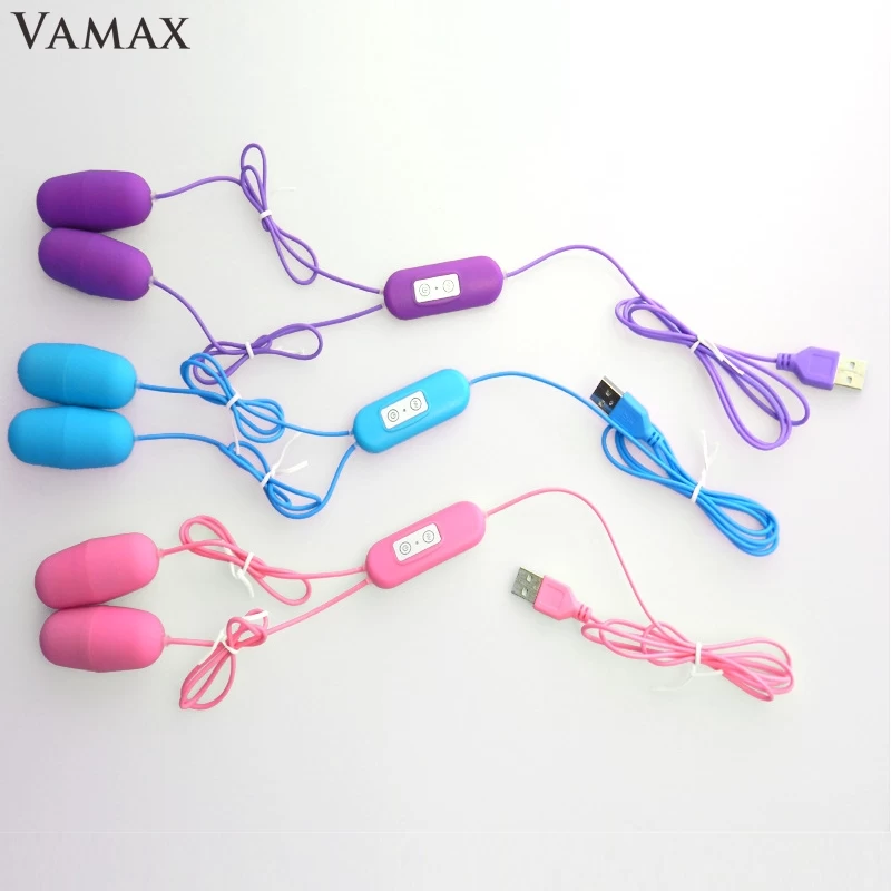 USB Multispeed G Spot Double Eggs Vibrator sex toy - image 5