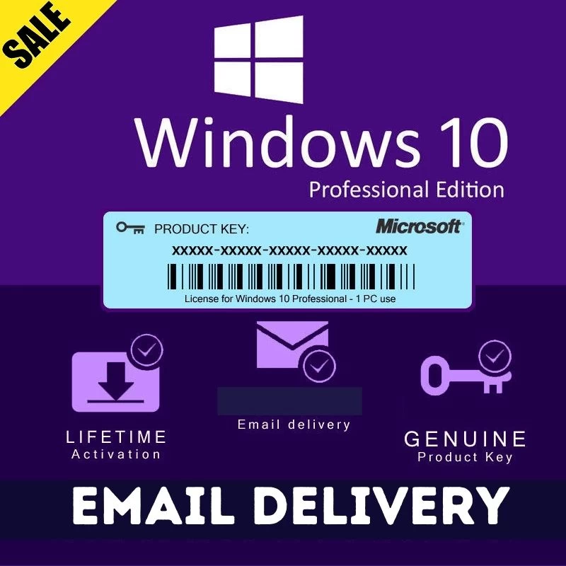 Windows 10Pro retail key | Lifetime activation