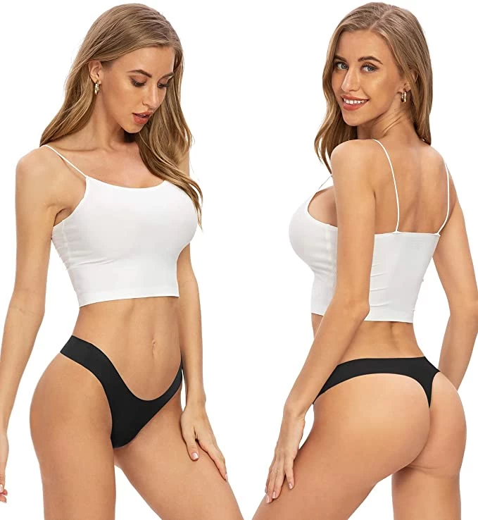 Women / Girl Low Waist Pure Cotton Thong sexy panty - image 8