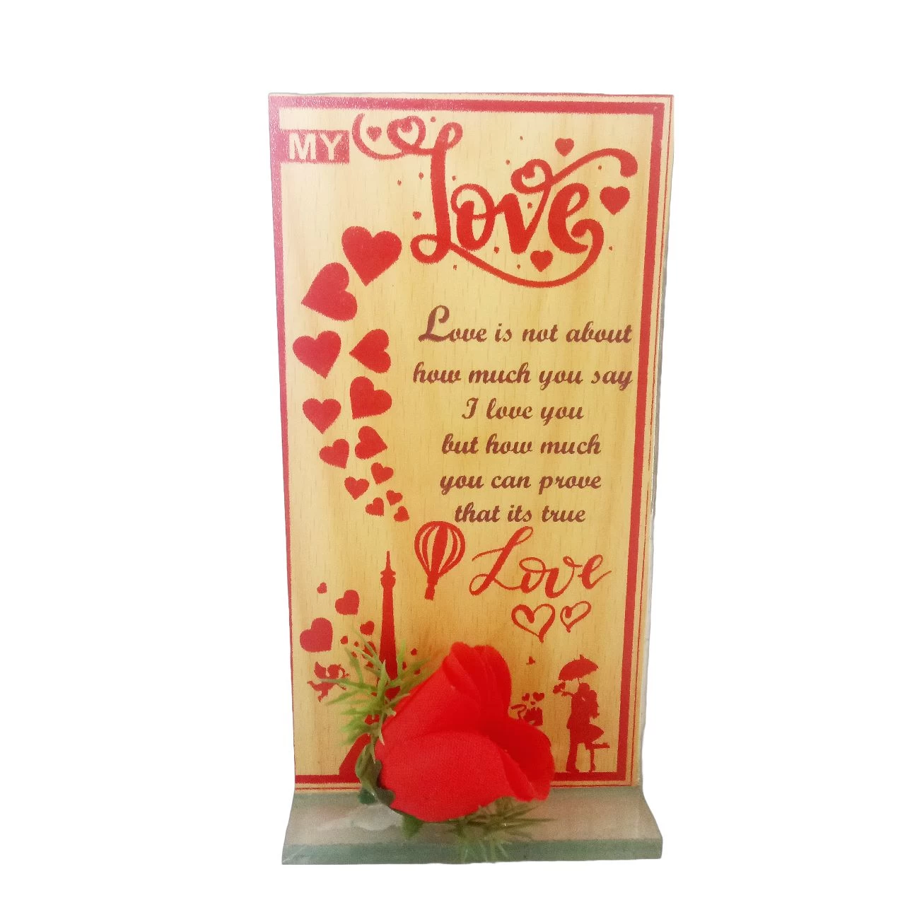 Wooden printed statue gift