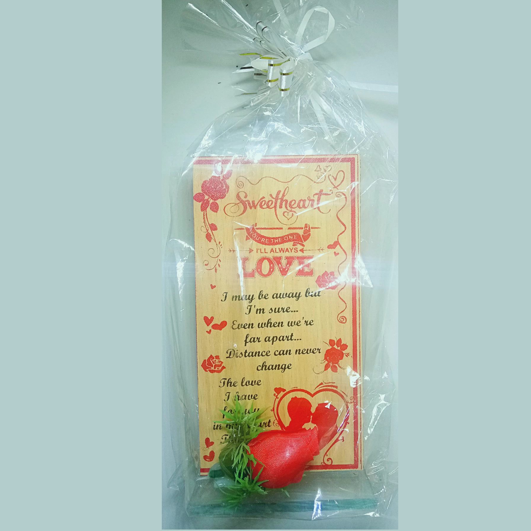 Wooden printed statue sweet heart gifts - image 2