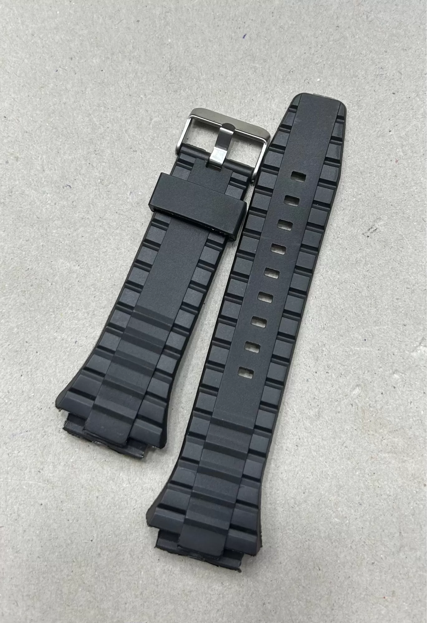 New Silicone Watch Strap for Sport Watch Black