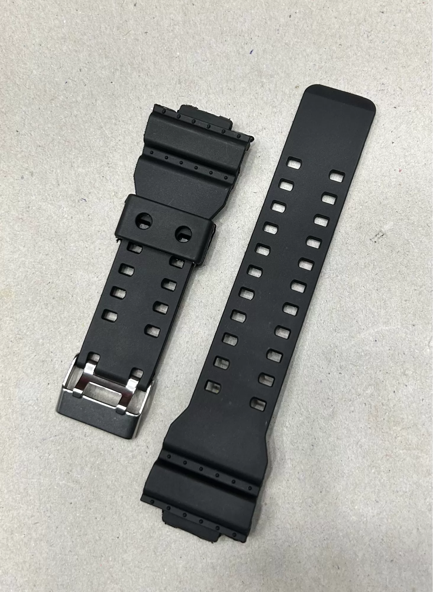 New Silicone Watch Strap for Sport Watch Black