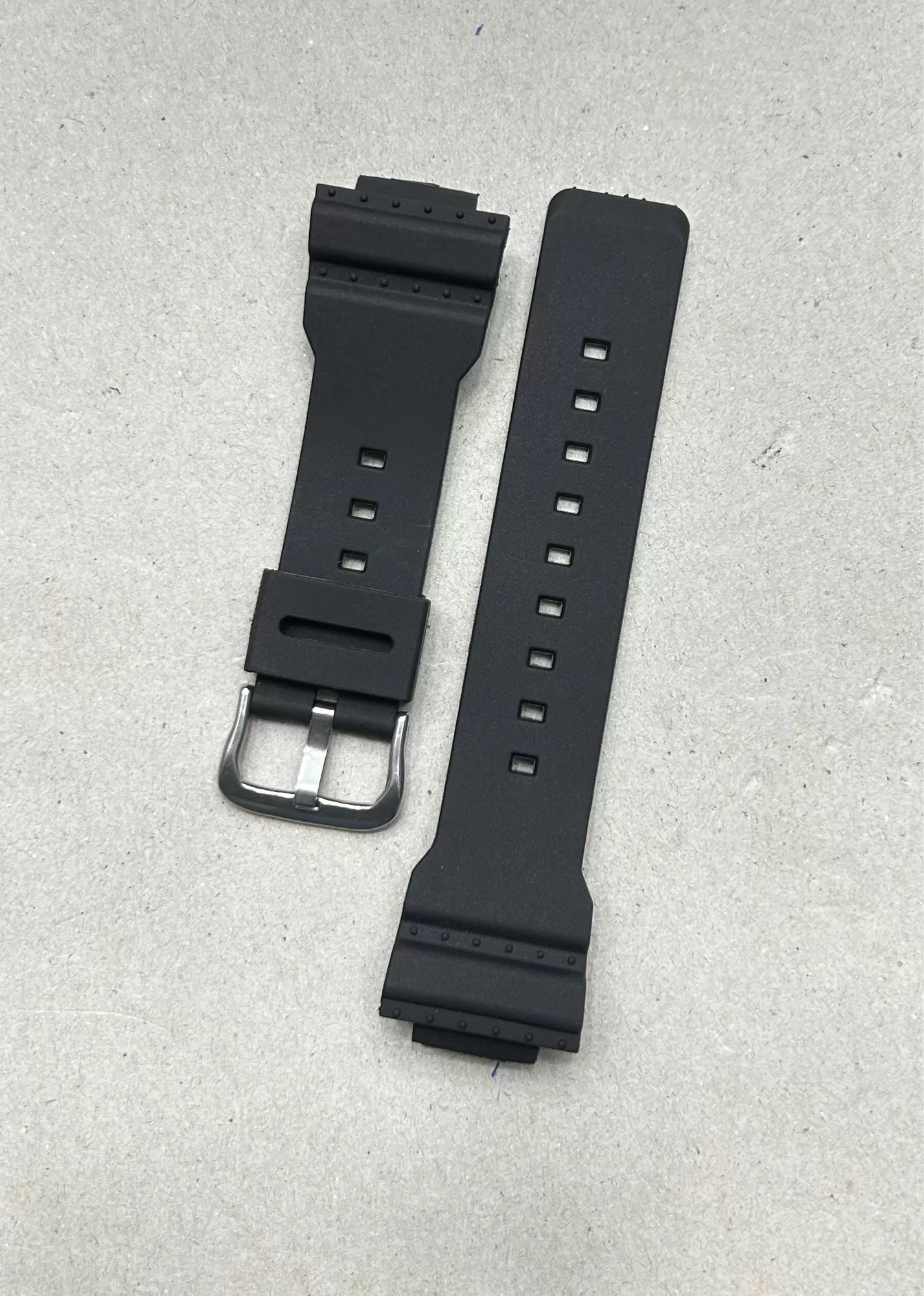 Silicone Watch Strap for Sport Watch Black