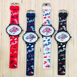 Gents watch Rubber Belt