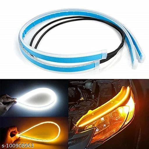 2Pcs x 45cm Flexible Daytime Running Strip Light - image 3