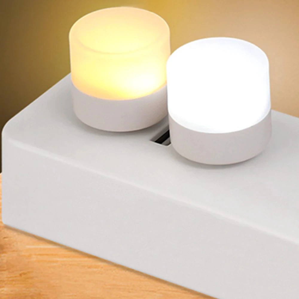 2PCS 1W Pocket Mini LED Night Light USB Plug Lamp - image 3