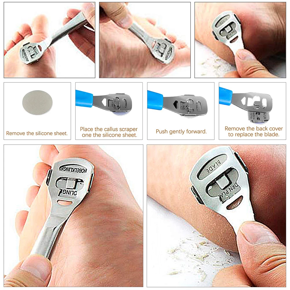 Callus Remover Planer Stain Steel Foot  Scrubber - image 4