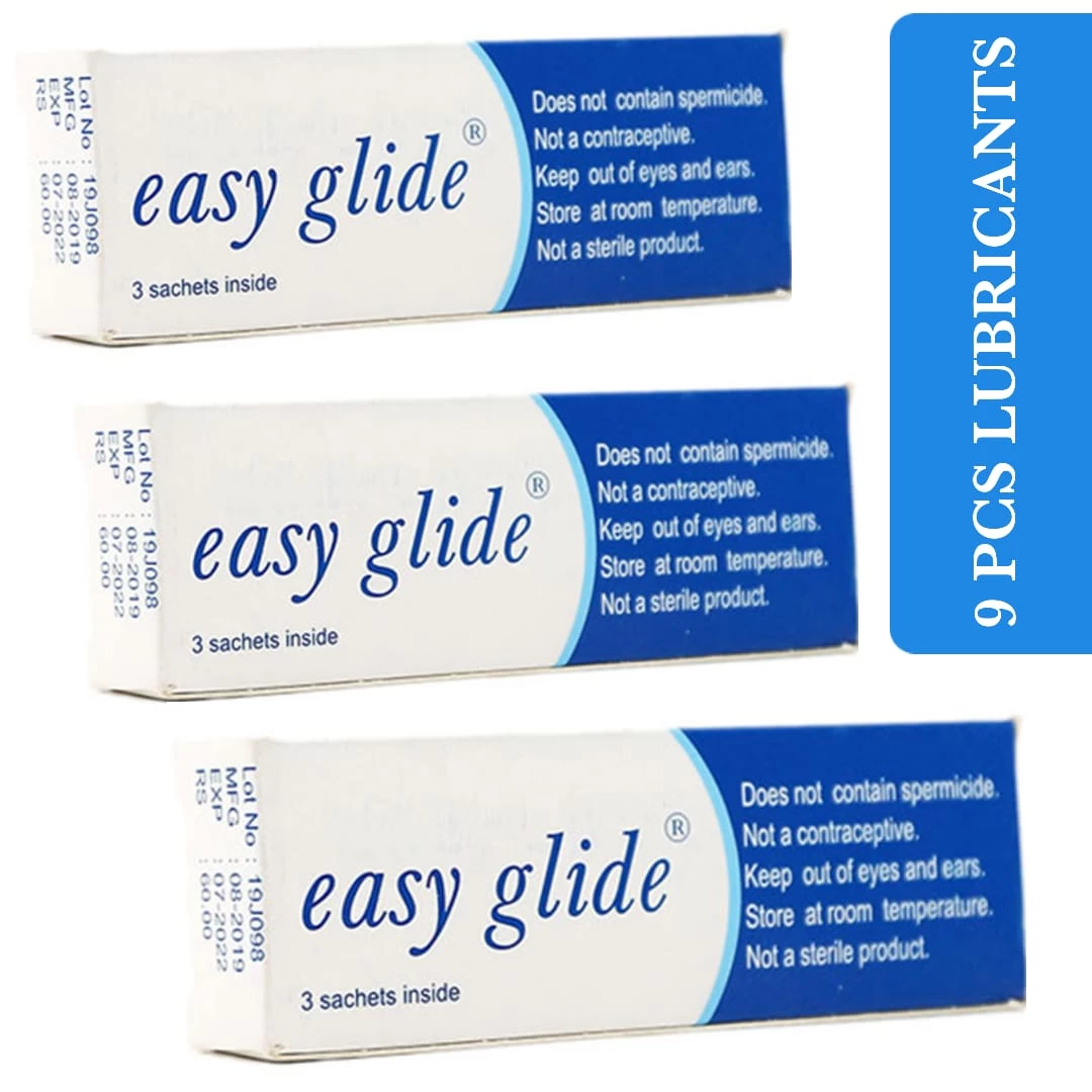 Easy glide, Lubricating gel 9pcs - image 3