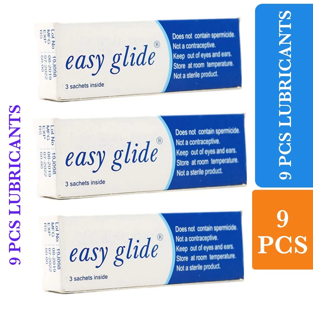 Easy glide, Lubricating gel 9pcs - image 2