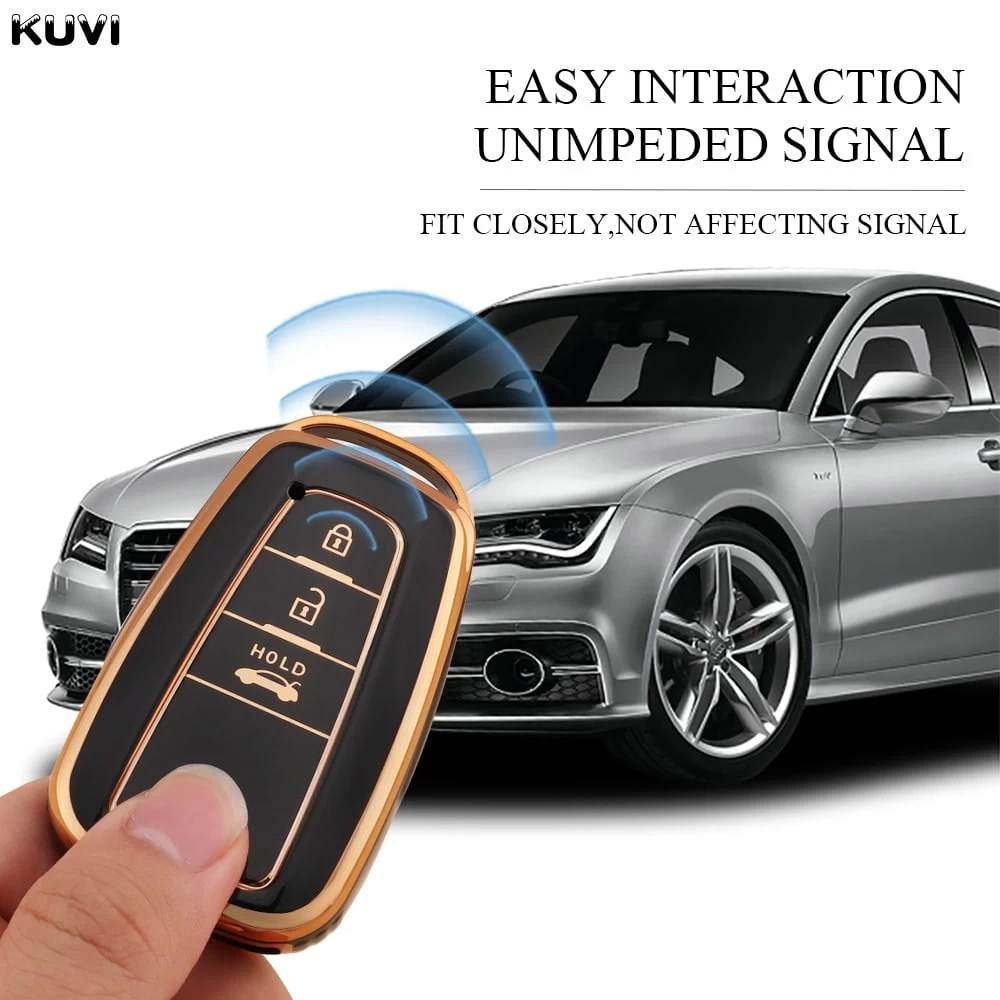 Fashion TPU Car Remote Key Case Shell Fob For toyota - image 5