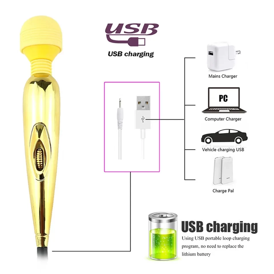 USB Rechargeble G Spot Vibrator Sex toys - image 2