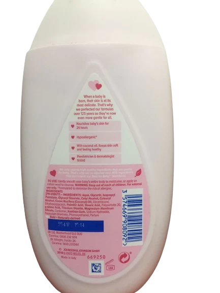 Johnson Baby Lotion Pure and Gentle 300ml FOR NEWBORNS - image 2