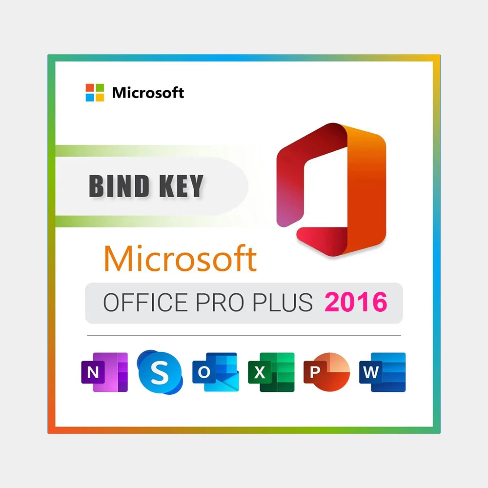 MS Office Pro Plus 2016 BIND Key 1 Device
