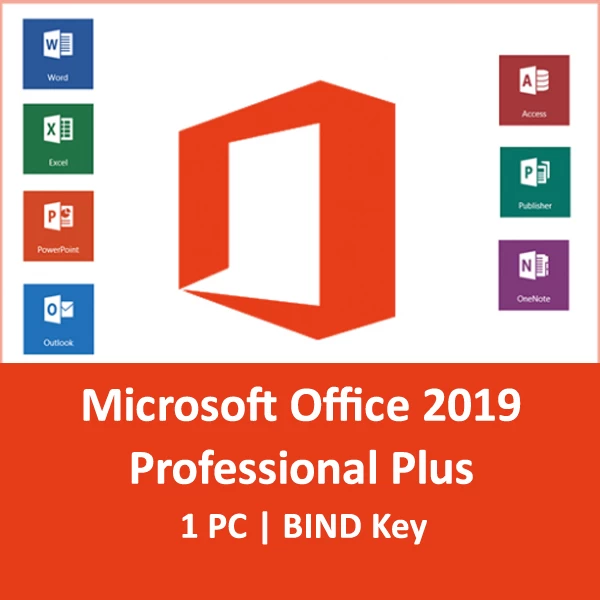 MS Office Pro Plus 2019 BIND Key 1 Device