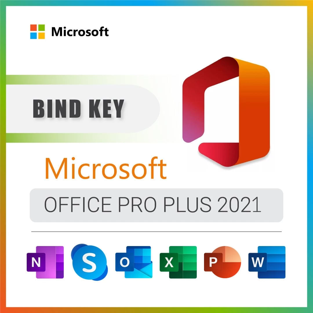MS Office Pro Plus 2021 BIND Key 1 Device