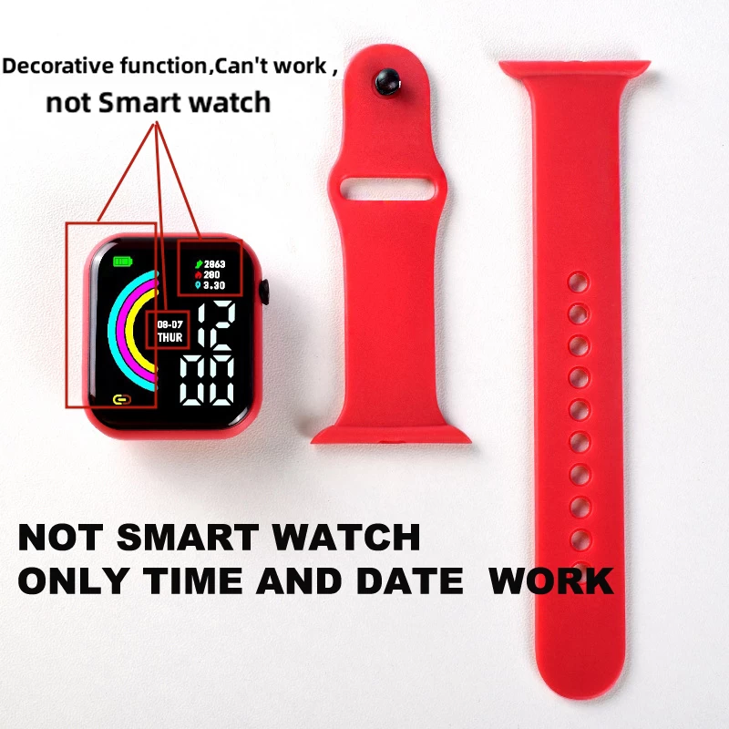 New LED Digital Watches Fashion Small Square Watch - image 4
