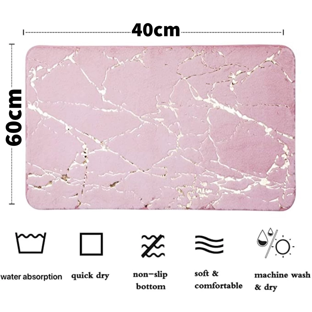 Non-Slip Rug Door Mat - carpet - image 2