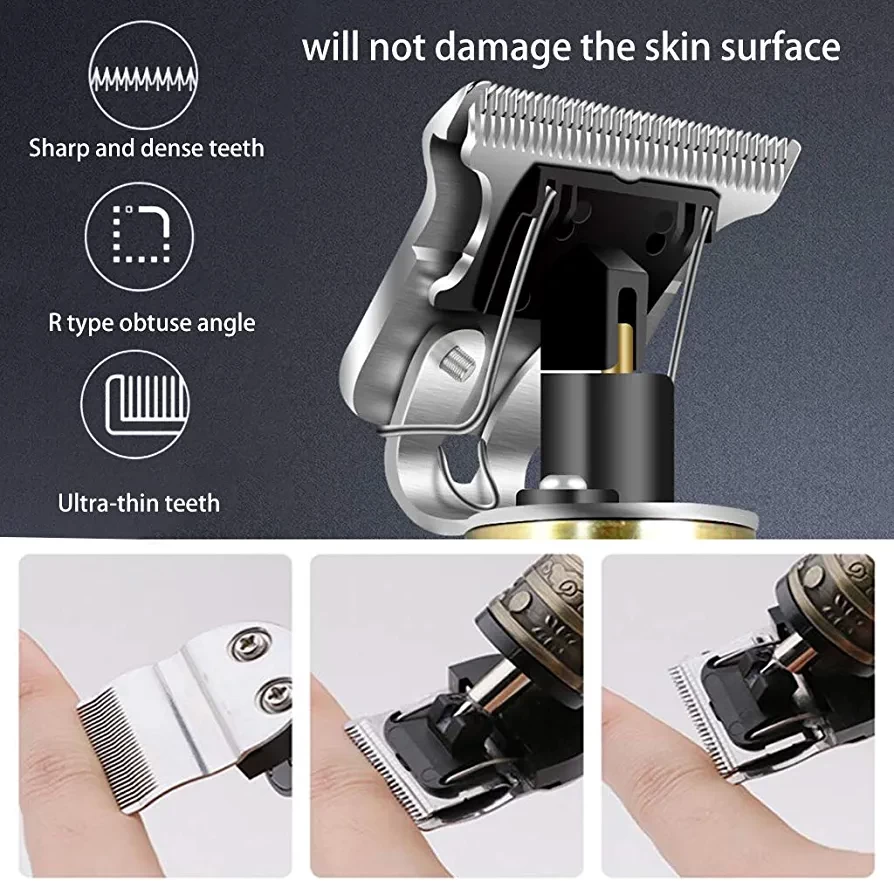 Professional Hair clippers Adjustable blade j Trimmer - image 7