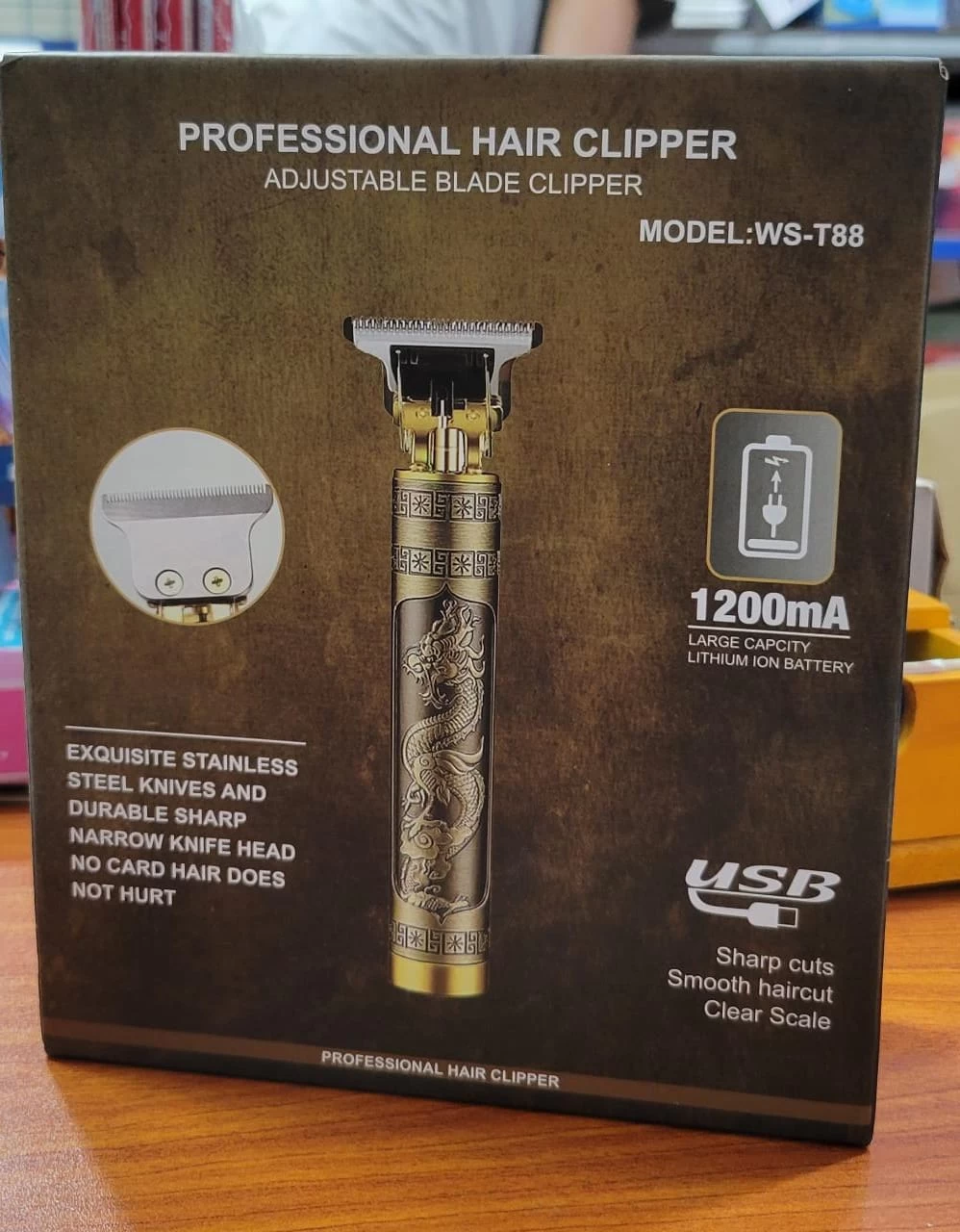 Professional Hair clippers Adjustable blade j Trimmer - image 9