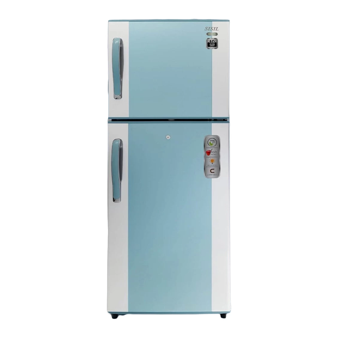 Sisil ECO Refrigerator SL-ECOWR252-SV - 2 Doors, 227L