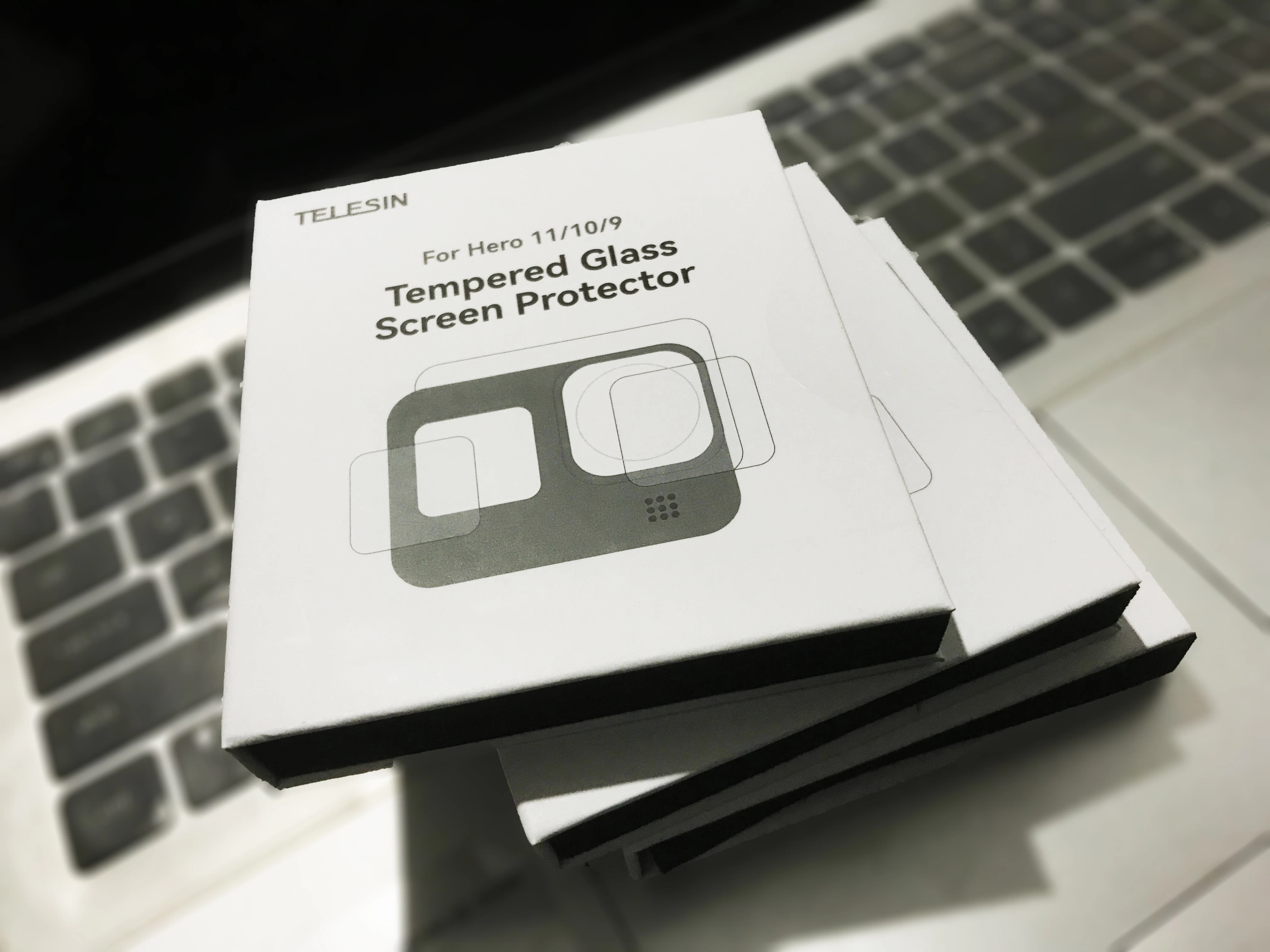 Tempered Glass Anti-Scratch Film Kit for GoPro 11/10/9