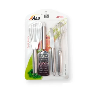 ​AES Food Preparation Set 4Pcs Kitchen Utensils Set