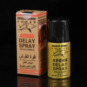 deadly shark power 48000 delay spray for men