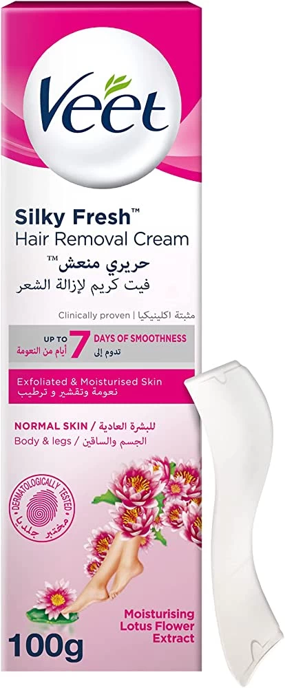 VEET Silky FRESH Hair Removal Cream 100g BODY Legs - image 1