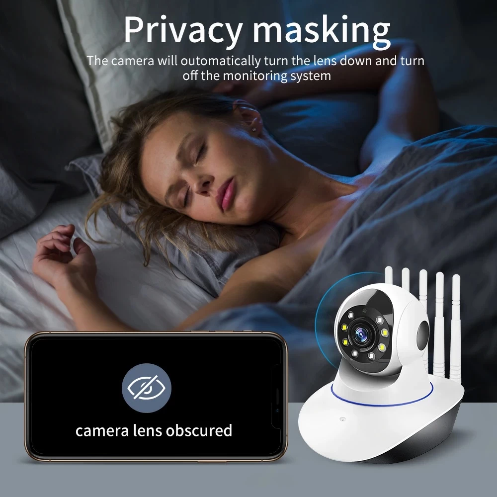 WIFI Wireless 360 Indoor Rotatable Camera CCTV - image 6