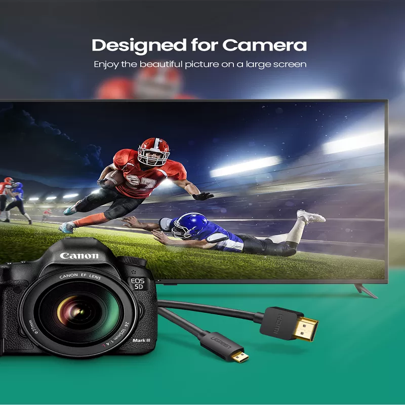 ( 6ft ) Micro HDMI to HDMI Cable High Speed - image 4