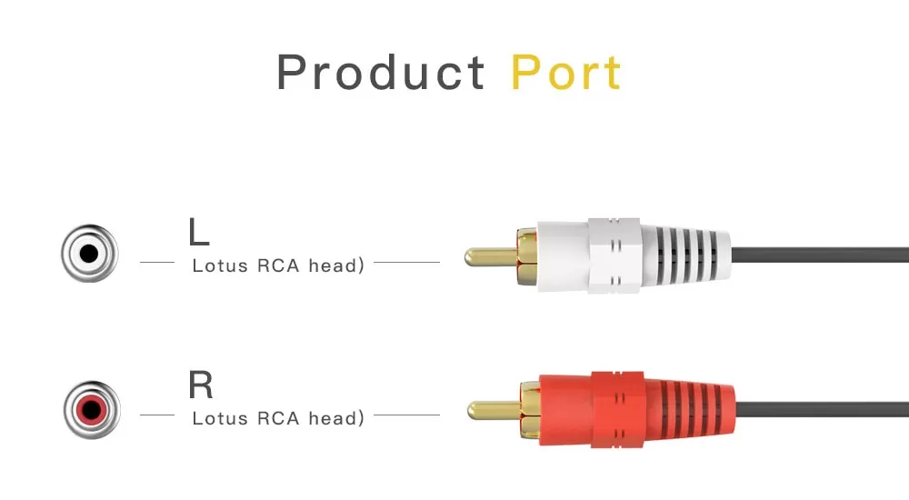 1.5M 2RCA Male to 2RCA Male Stereo Audio Cable - image 3