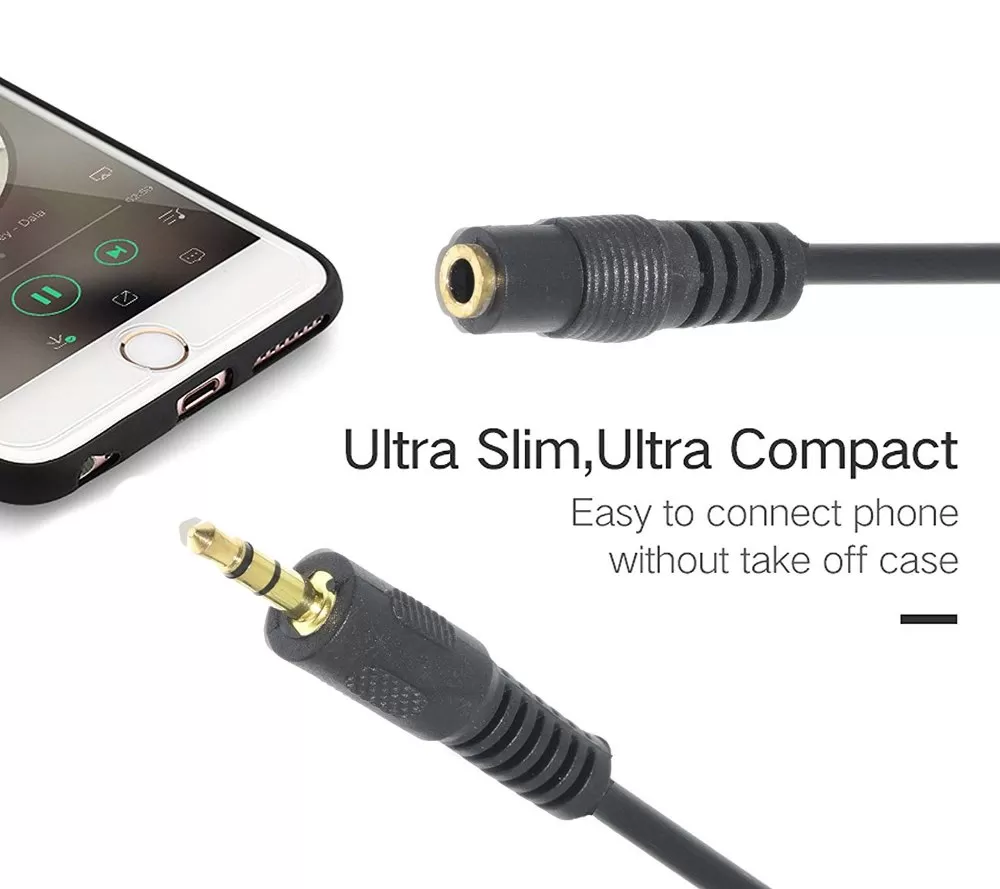 1.5M 3.5mm JackAUX Audio Cable 3.5 Male to Female - image 7