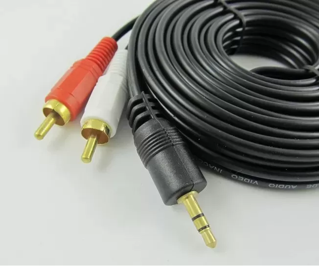 10M 3.5 MM Male Jack to AV 2 RCA Male Stereo Audio Cable - image 5