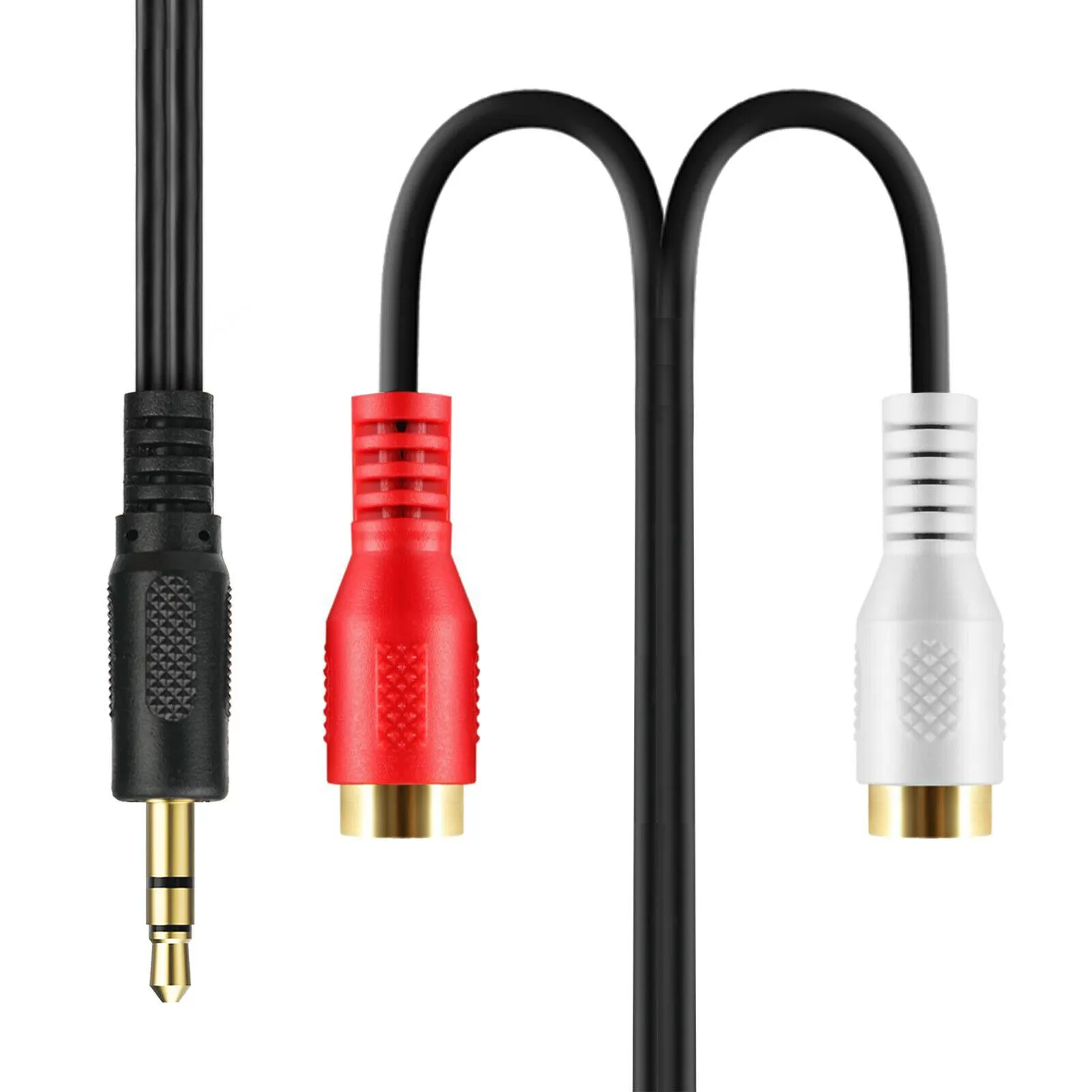 3.5 mm Stereo Male to 2 RCA Female Cable - image 6