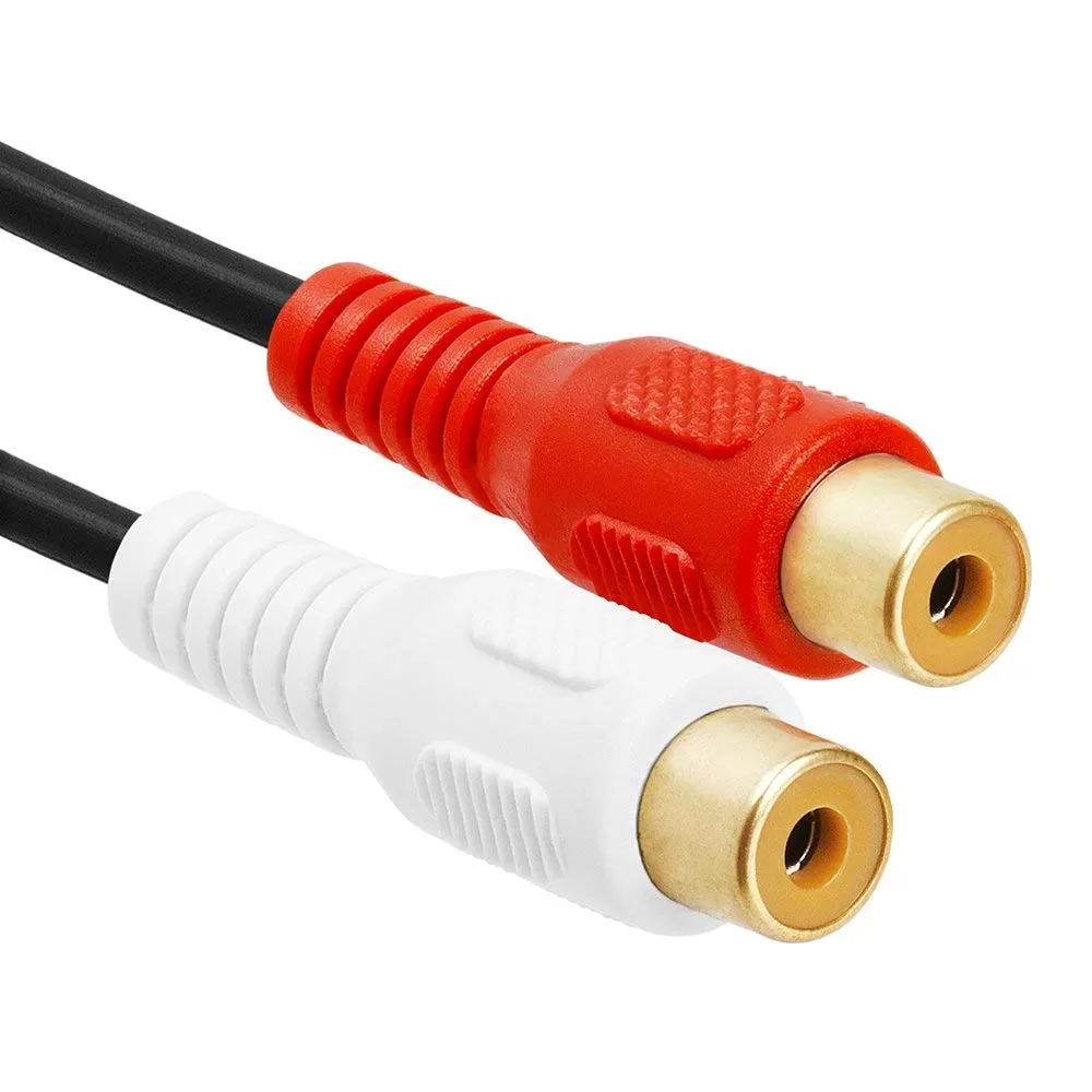 3.5 mm Stereo Male to 2 RCA Female Cable - image 8